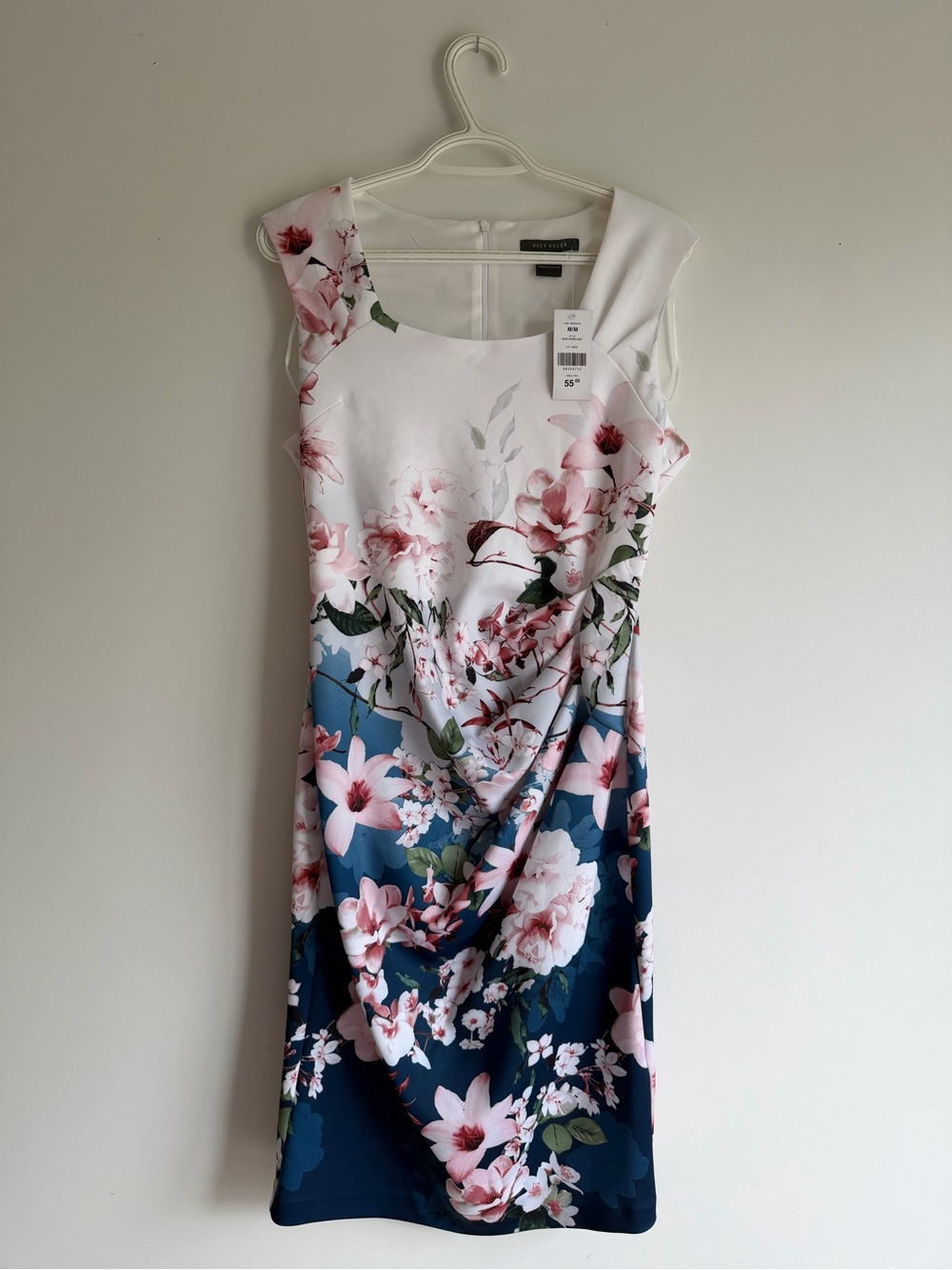 NWT Suzy Shier Floral Sheath Dress | Size Medium